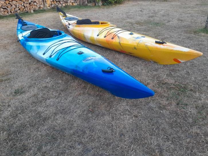 Zo goed als nieuwe kayak Alleen de gele nog beschikbaar!!, Watersport en Boten, Kano's, Zo goed als nieuw, Kajak, Eén persoon