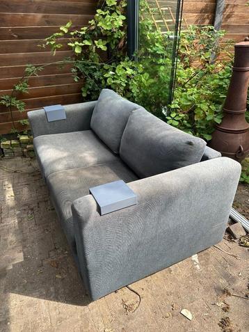 Ikea Vimle 2 persoonsbank blauwe stof