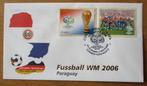 WK Voetbal 2006, FDC van Paraguay, Postzegels en Munten, Verzenden, Gestempeld, Sport