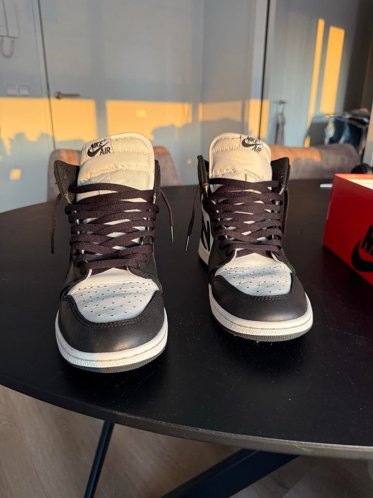 Nike Air Jordan 1 Retro High OG Panda maat 43, Kleding | Heren, Schoenen, Ophalen of Verzenden, Zo goed als nieuw, Zwart, Sneakers of Gympen