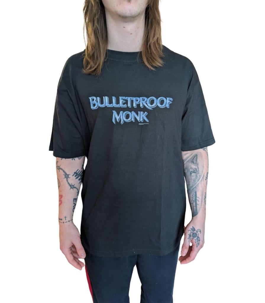 Vintage 2003 The Bulletproof Monk Movie Promo T-Shirt Size L, Kleding | Heren, T-shirts, Zo goed als nieuw, Maat 52/54 (L), Zwart