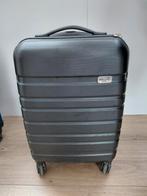 Zwarte rolkoffer, Ophalen, Zo goed als nieuw, Hard kunststof, 50 tot 60 cm
