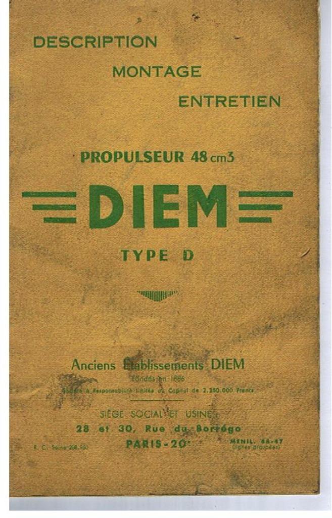 FN DELLORTO-DIEM-DOUGLAS--EXCELSIOR-EXPRESS-FLANDRIA, Motoren, Handleidingen en Instructieboekjes, Overige merken, Ophalen of Verzenden