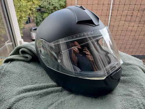 Schuberth C3 Pro., Motoren, Kleding | Motorhelmen, Heren, Systeemhelm, M, Overige merken, Tweedehands, Ophalen