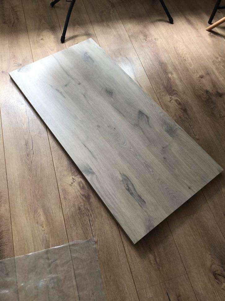 Werkblad Eiken fineer ‘viking oak’, Doe-het-zelf en Verbouw, Hout en Planken, Nieuw, Plank, Eiken, Minder dan 200 cm, 25 tot 50 mm