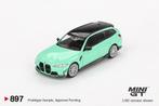Mini GT 1:64 BMW M3 M Performance Touring 2022 mint green, -, Nieuw, Ophalen of Verzenden, Mini GT / TSM Models