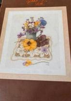 BORDUURPAKKET LANARTE MARJOLEIN BASTIN VIOLETS, Verzenden, Nieuw, Handborduren, Borduurpakket