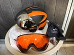 HN Skihelm met Vizier + Extra Lens maat 55 - 59cm, Overige merken, Overige typen, Ophalen of Verzenden, Zo goed als nieuw