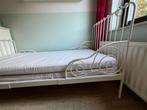 IKEA metalen meegroeibed incl. matrassen, Ophalen, 70 tot 85 cm, Zo goed als nieuw, Matras