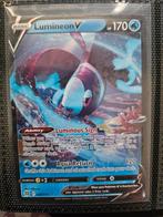 Pokemon Lumineon V 040/172 Brilliant Stars, Ophalen of Verzenden, Zo goed als nieuw, Losse kaart, Foil