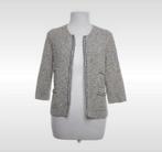 Natan Beige Zwart Gebreid Vest Katoen Maat 38 (2), Kleding | Dames, Jasjes, Kostuums en Pakken, Maat 38/40 (M), Verzenden, Beige