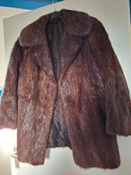 Prachtige Nutria Bontjas - Maat 46, Ophalen of Verzenden, Zo goed als nieuw, Maat 46/48 (XL) of groter, Bruin