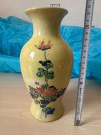 Chinese Gele porselein met Bloemenmotief, Ophalen of Verzenden