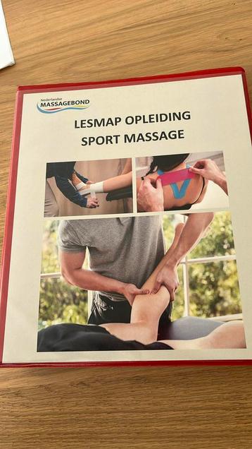 Lesmap opleiding sport massage beschikbaar voor biedingen