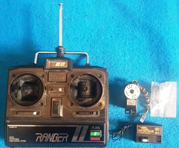 Hitec Ranger II zenderset 27.195Mhz met een Futaba ontvanger beschikbaar voor biedingen
