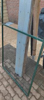 Twee panelen, Ophalen, Aluminium, Volière