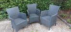 Allibert tuinstoelen / fauteuils 3 stuks uitstekende staat, Tuin en Terras, Tuinstoelen, Ophalen, Zo goed als nieuw, Kunststof