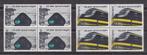 Nederland NVPH nr. 818-819 Postfris in blokken van vier   , Verzenden, Na 1940, Postfris