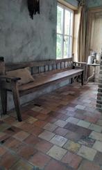Antieke houten lange bank 264., Ophalen