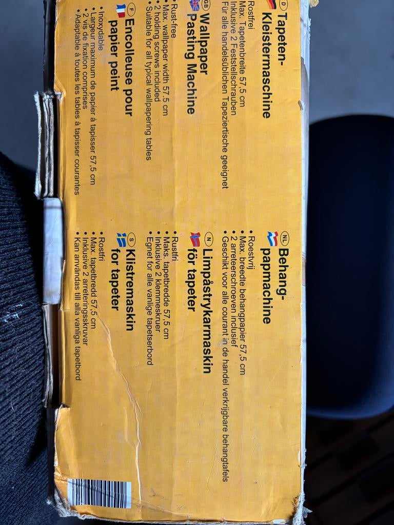 Behangplakmachine - Nieuw in doos, Ophalen, Nieuw