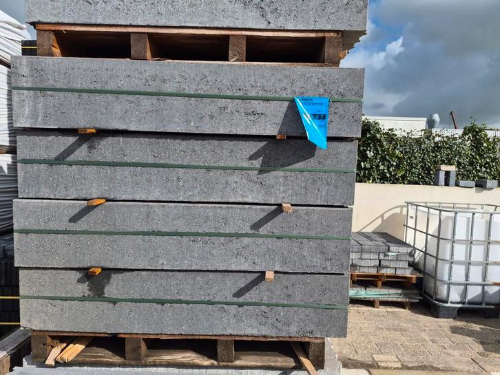 nieuwe opsluitbanden 6x20x100cm grijs / antraciet, Tuin en Terras, Tegels en Klinkers, Nieuw, Overige typen, Beton, 10 m² of meer