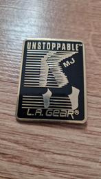 Michael Jackson Vintage L.A. Gear 'Unstoppable MJ' Pin, Ophalen of Verzenden