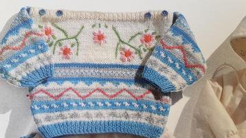 Winterbloemen trui breipatroon beschikbaar voor biedingen