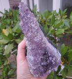 Grote Amethist cluster edelsteen paarse kristallen mineraal, Ophalen of Verzenden