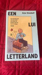 Anne Steenhoff - Een lui letterland, Ophalen of Verzenden, Zo goed als nieuw, Anne Steenhoff