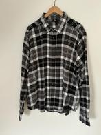 Flanellen overhemd lange mouwen. Maat: 2xl / XXL, Ophalen of Verzenden, Zo goed als nieuw, Zwart, Overige halswijdtes