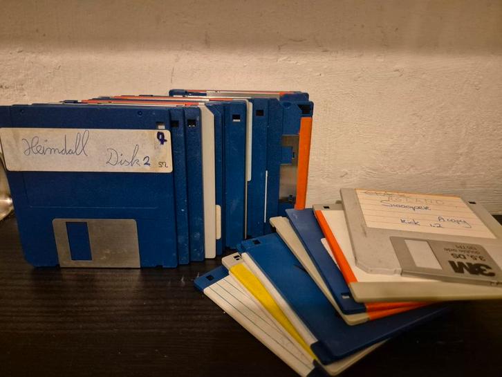 28 floppies 3.5" floppy disk, Computers en Software, Vintage Computers, Ophalen of Verzenden