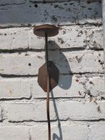 Wand/muur kandelaar houder voor waxinelichtje.(Roestkleur), Ophalen of Verzenden, Overige materialen