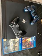 Playstation 4 pro 1TB + 2controllers +2 games +headset, Ophalen of Verzenden, Gebruikt, Vanaf 12 jaar