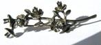 Leuke zilveren broche takje met bloemetjes 835 (6471-1911), Ophalen, Zo goed als nieuw, Zilver, Zilver