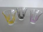 3 Vintage borrelglaasjes - mdl, Verzamelen, Glas en Borrelglaasjes, Ophalen of Verzenden, Gebruikt, Borrel- of Shotglas