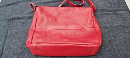 tas cross body Bree rood leer, Sieraden, Tassen en Uiterlijk, Tassen | Damestassen, Zo goed als nieuw, Schoudertasje, Rood, Ophalen of Verzenden