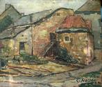 Olieverfschilderij op hout., Antiek en Kunst, Kunst | Schilderijen | Klassiek, Ophalen of Verzenden