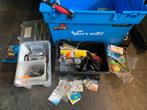 Hengelsport set met viskist en diverse materialen, Ophalen, Gebruikt