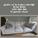 Bank, Ophalen, Gebruikt, Driepersoons, Rechte bank