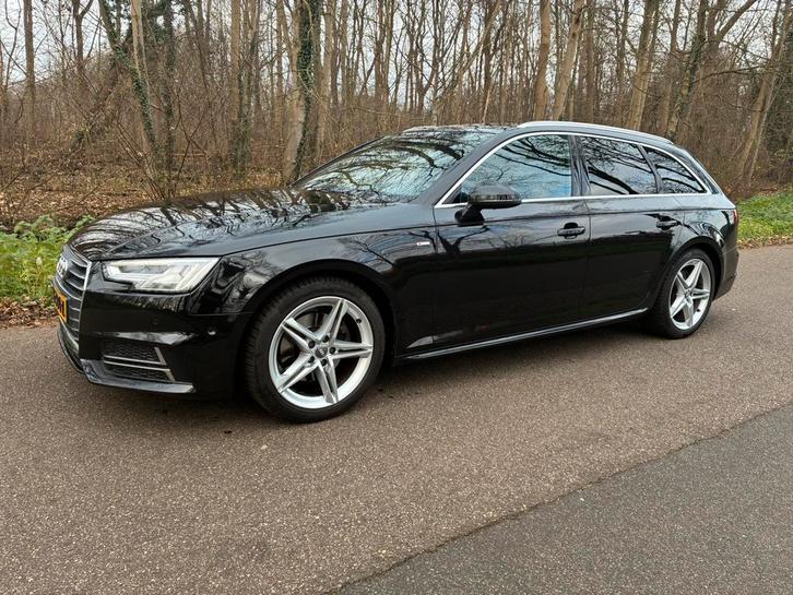Audi A4 1.4 Tfsi 150pk S Tronic 2018 Zwart bieden boven 15k, Auto's, Audi, Particulier, A4, 360° camera, Achteruitrijcamera, Adaptieve lichten