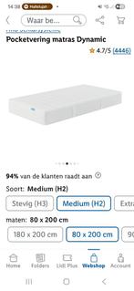 Matras 80x200 - 3 maanden gebruikt, Huis en Inrichting, Slaapkamer | Matrassen en Bedbodems, Ophalen, Eenpersoons, Zo goed als nieuw