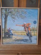 Giclée Turbo van Marius van Dokkum met baklijst 53x53cm, Antiek en Kunst, Ophalen of Verzenden