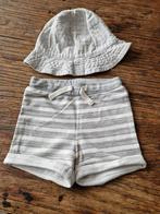 Te koop jongens korte broek maat 92 en hoedje maat 104, merk, Ophalen of Verzenden, Zo goed als nieuw, Setje, Hema