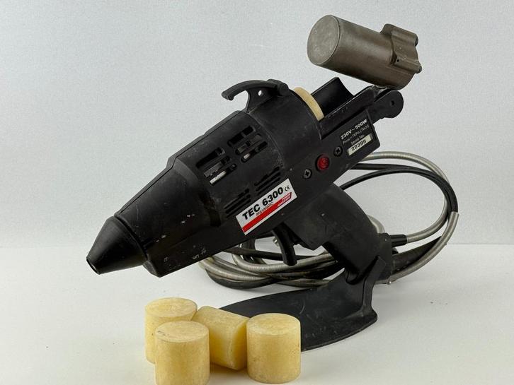 TEC 6300 Lijmspray pistool pneumatisch incl 8kg patronen, Doe-het-zelf en Verbouw, Gereedschap | Handgereedschap, Gebruikt, Ophalen of Verzenden