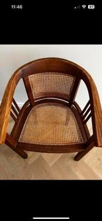 Rotan houten stoelen / antiek / vintage / eetkamerstoelen, Ophalen of Verzenden