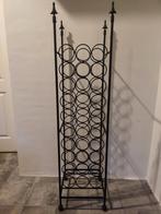 Robuust Gietijzeren Wijnrek, Ophalen, Zo goed als nieuw, 25 flessen of meer, Metaal