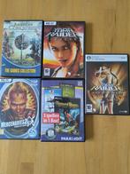 5 PC Games - Lara Croft, Mercenaries, Conquest, Avontuur en Actie, Gebruikt, 1 speler, Ophalen of Verzenden