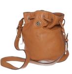 Tory Burch schoudertas leer, Ophalen of Verzenden, Zo goed als nieuw, Bruin, Schoudertasje