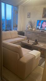 Hoekbank met Salontafel en TV Meubel, Huis en Inrichting, Banken | Bankstellen, 250 tot 300 cm, Hoekbank, 75 tot 100 cm, Ophalen of Verzenden