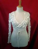 Off White Kant Vestje/Jasje - Maat M, Maat 38/40 (M), Wit, Ophalen of Verzenden, Zo goed als nieuw